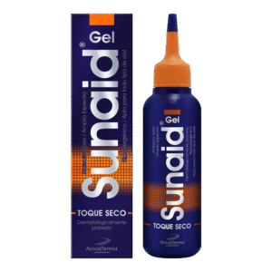 SUNAID® GEL Toque Seco - Protector Solar de Amplio Espectro con Efecto Matificante | Novaderma
