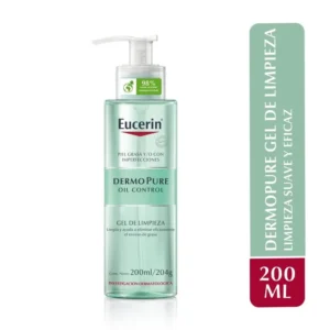 DERMOPURE OIL CONTROL| Gel Limpiador Facial 200ml | EUCERIN