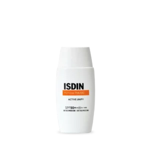 FOTOULTRA® ACTIVE UNIFY SPF 50+ | Protector solar facial con triple acción despigmentante | ISDIN