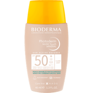 PHOTODERM NUDE TOUCH MINERAL SPF50+ | Protector Solar Facial Tono Claro | BIODERMA