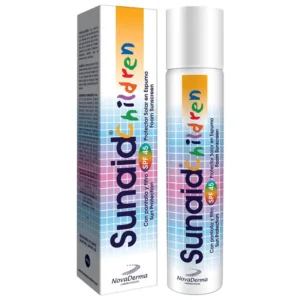 SUNAID® CHILDREN SPF 45 - Protector Solar en Espuma para Niños x 90g | Novaderma