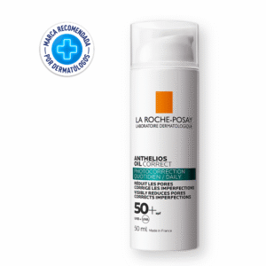 Protector solar facial antibrillos anti-imperfecciones Anthelios Oil Correct SPF 50+ 50ml de La Roche-Posay